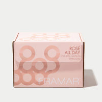 FRAMAR Embossed Roll ROSE -Foliorulla, 97,5 m